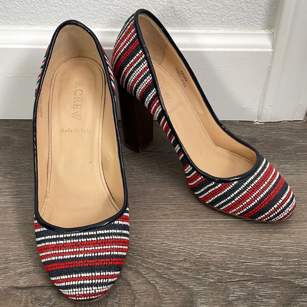 J.Crew Etta Bead Stitch Pumps